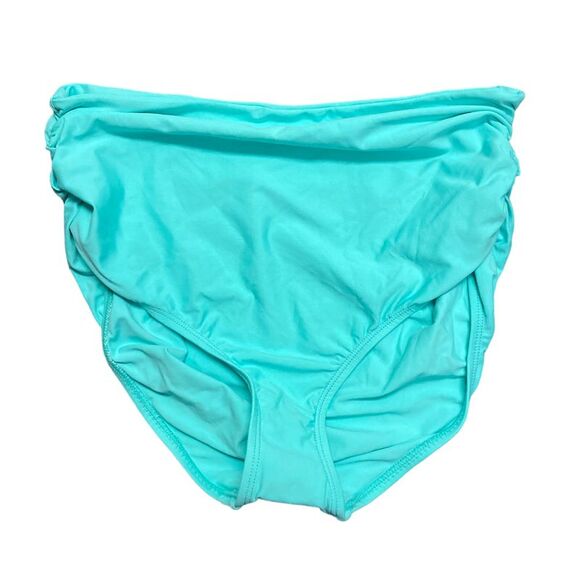 Aqua - Anne Cole Limited Edition Ladies Convertible High Waist Shirred Swim Bott - Picture 1 of 1